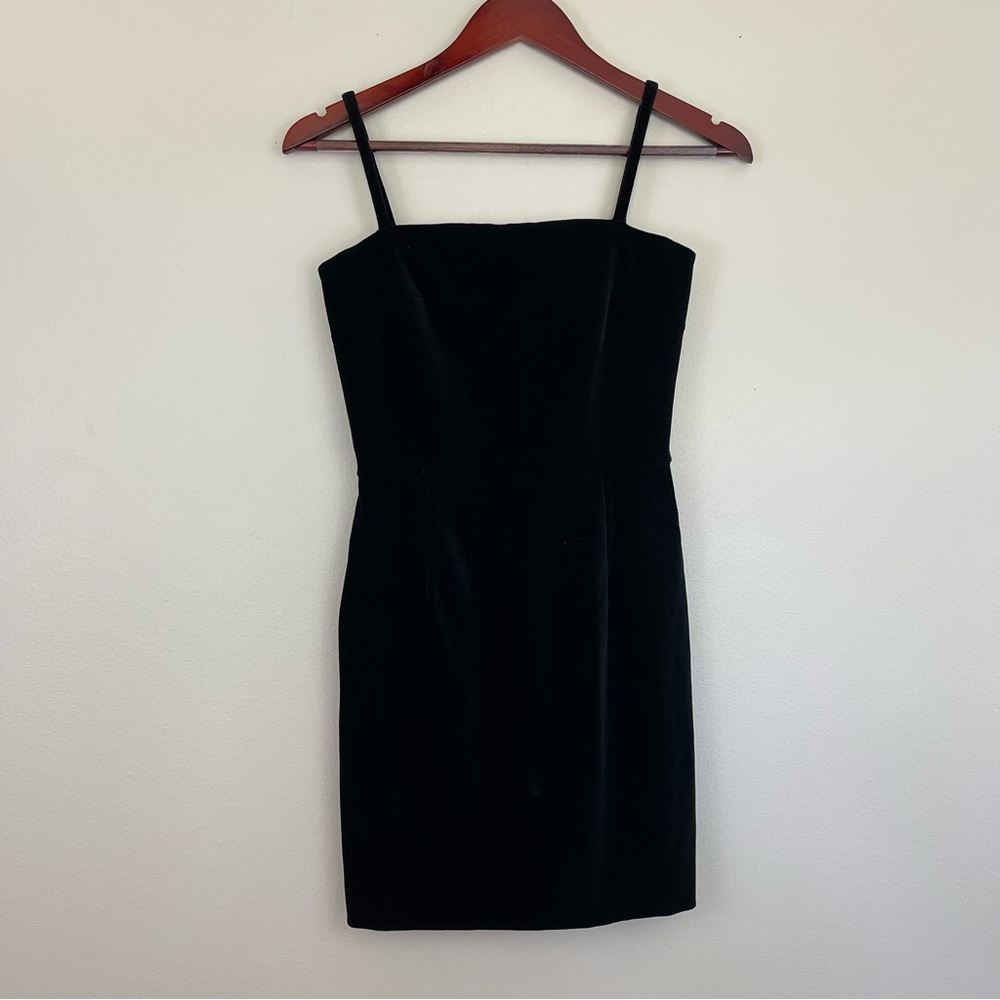 Women Cheap & Chic by Moschino Black Short Mini Dress Cotton Blend Square Neck 6